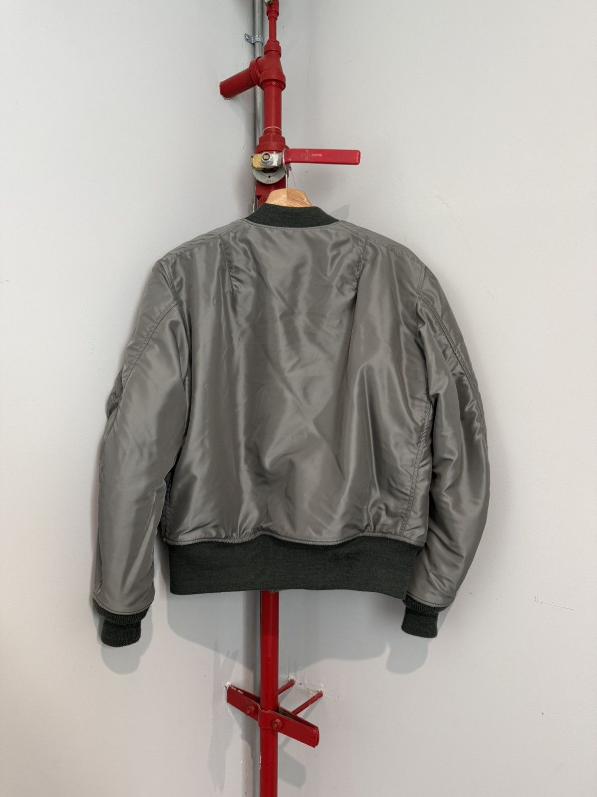 The Real McCoy's Silver Gray MA-1 Jacket Size US S / EU 44-46 / 1 - 3 Thumbnail