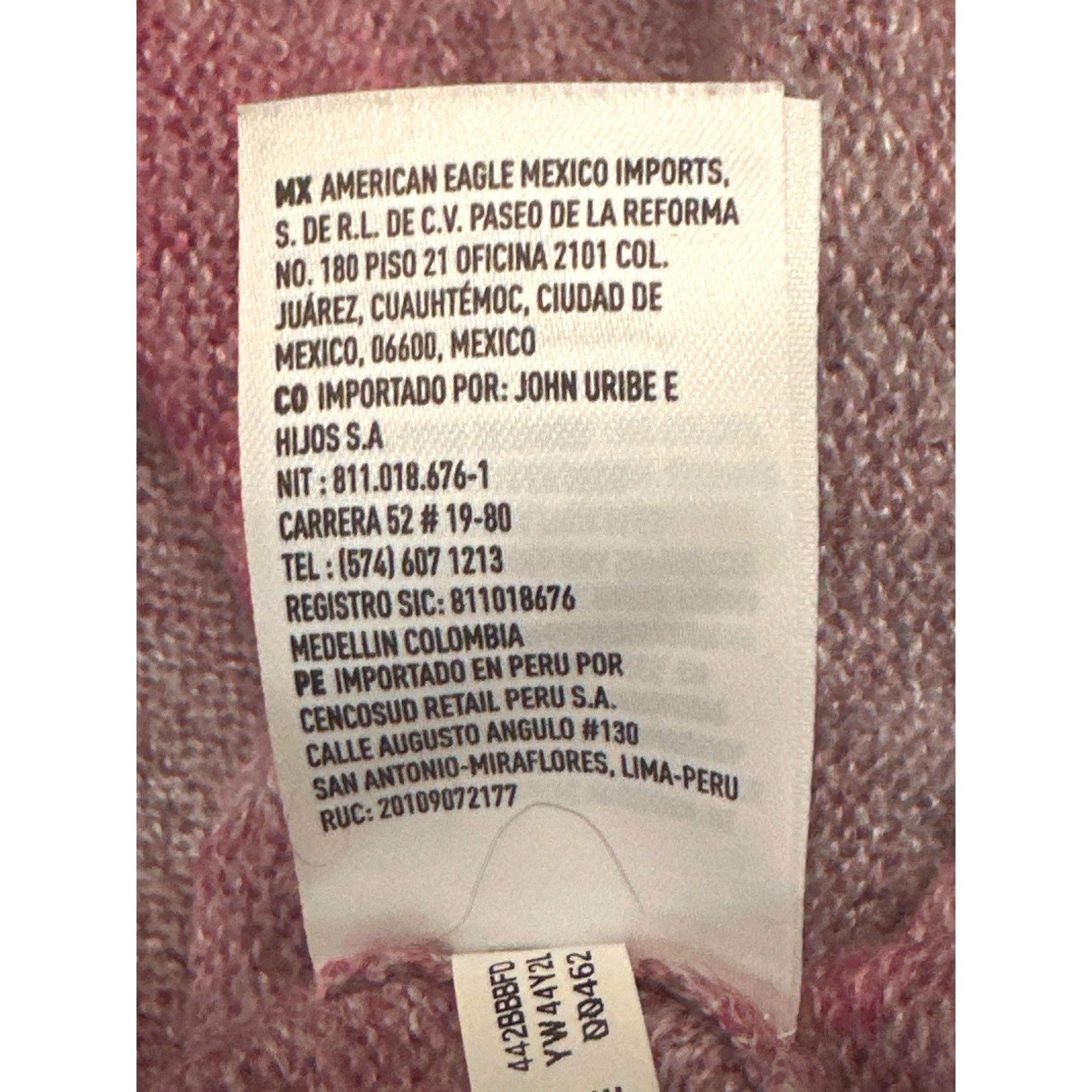 American Eagle Outfitters American Eagle Womens Cowl Neck Sweater Medium Pink & Gray Size M / US 6-8 / IT 42-44 - 7 Thumbnail