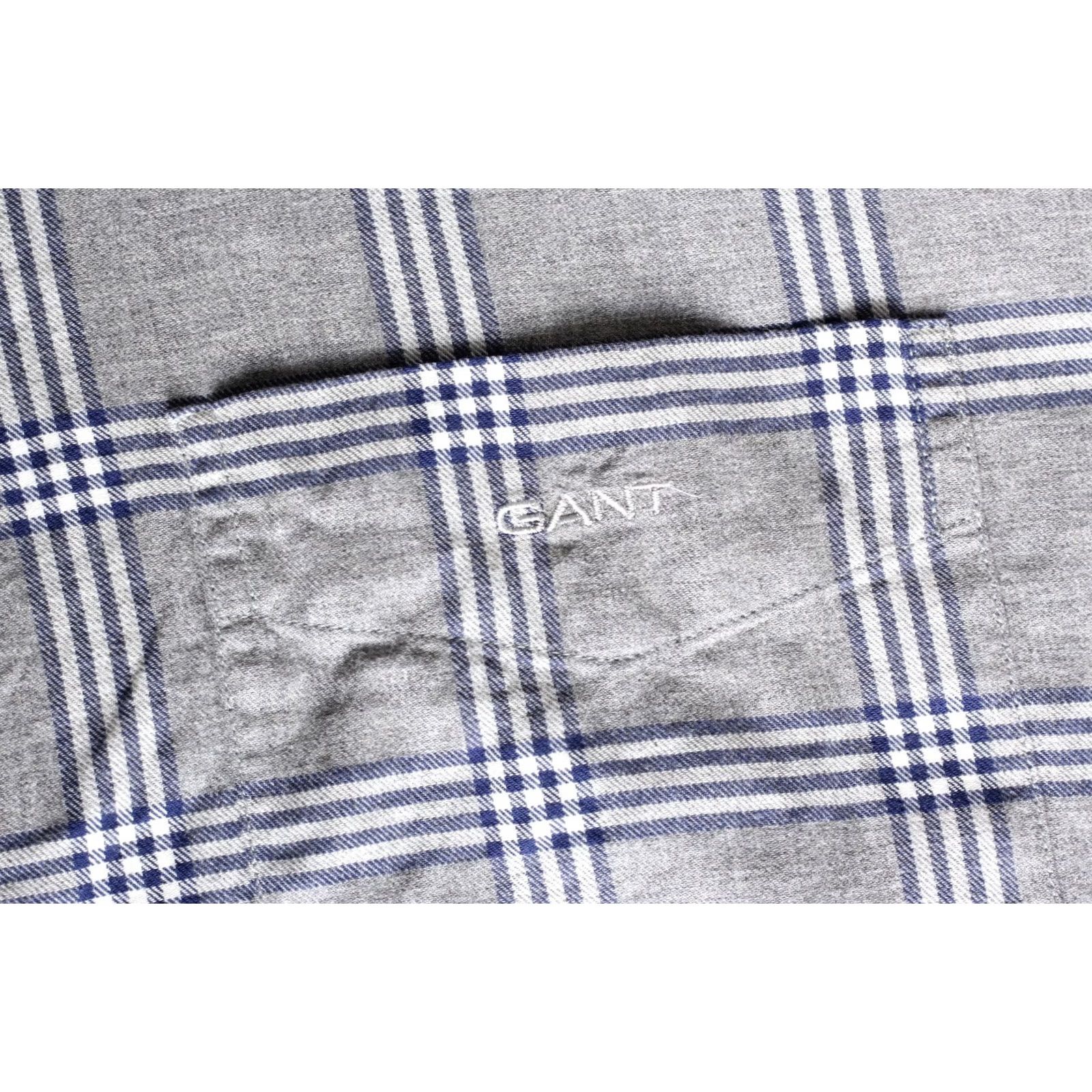 Gant GANT Maine Twill E-Z Fit Shirt Men Size XL Long Sleeve Check VR4024 Size US XL / EU 56 / 4 - 5 Thumbnail