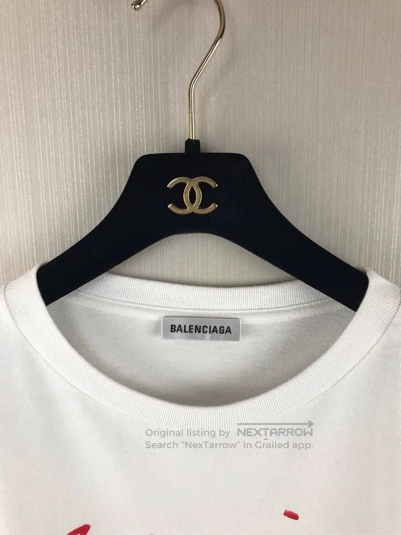 Balenciaga Balenciaga Cursive Logo Short Sleeve T-Shirt - S Size US S / EU 44-46 / 1 - 5 Thumbnail
