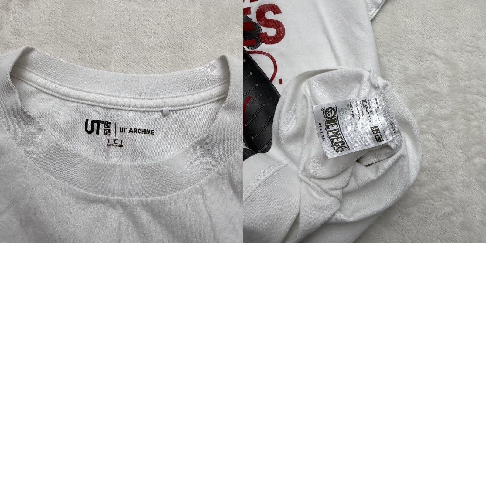 Uniqlo Uniqlo UT One Piece Monkey D Luffy Shirt Mens Small White Anime Graphic Tee Size US S / EU 44-46 / 1 - 10 Thumbnail