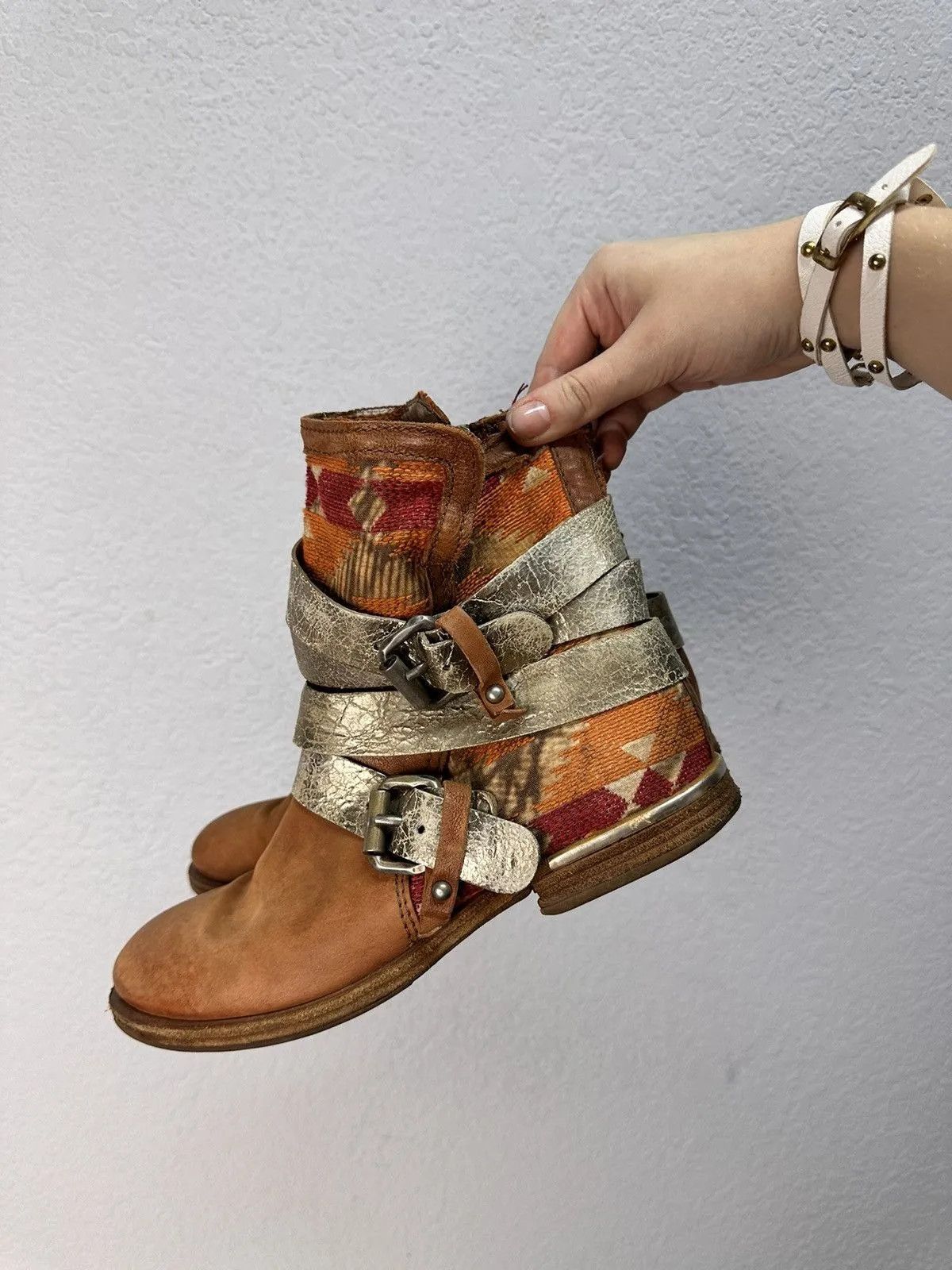A.S.98 Vintage As 98 Leather Avantgarde Boots Opium Japan Shoes 39 Size US 9 / IT 39 - 1 Thumbnail