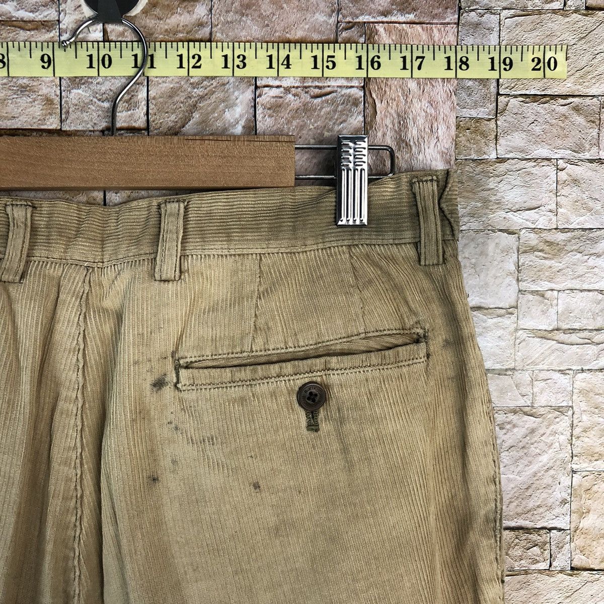 Vintage Japan vintage faded Brown Corduroy Pants #A1032 Size US 29 - 17 Thumbnail