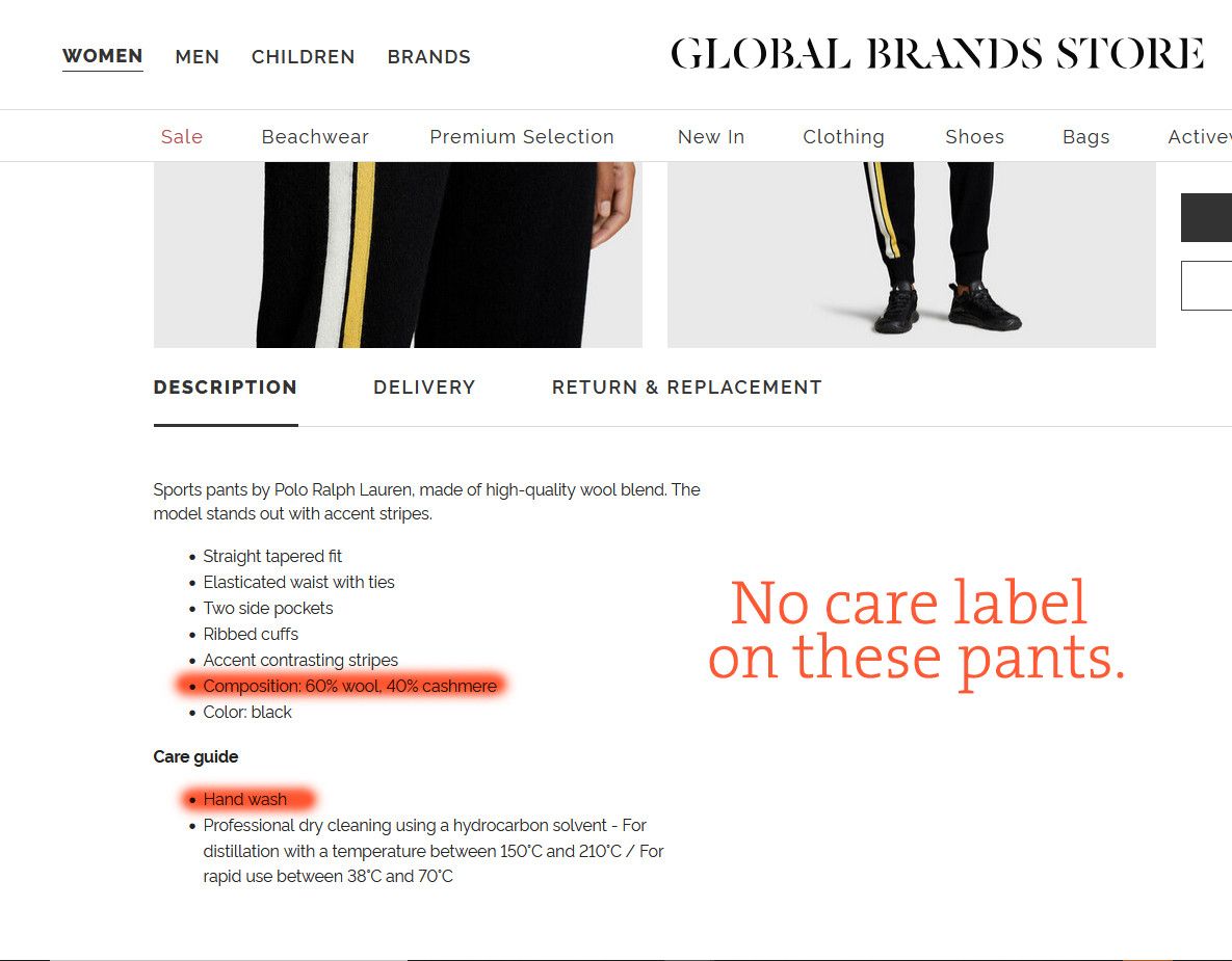 Polo Ralph Lauren MSRP~400€ Cashmere Wool knit Sweatpants size S warm&soft Size 28" / US 6 / IT 42 - 4 Thumbnail