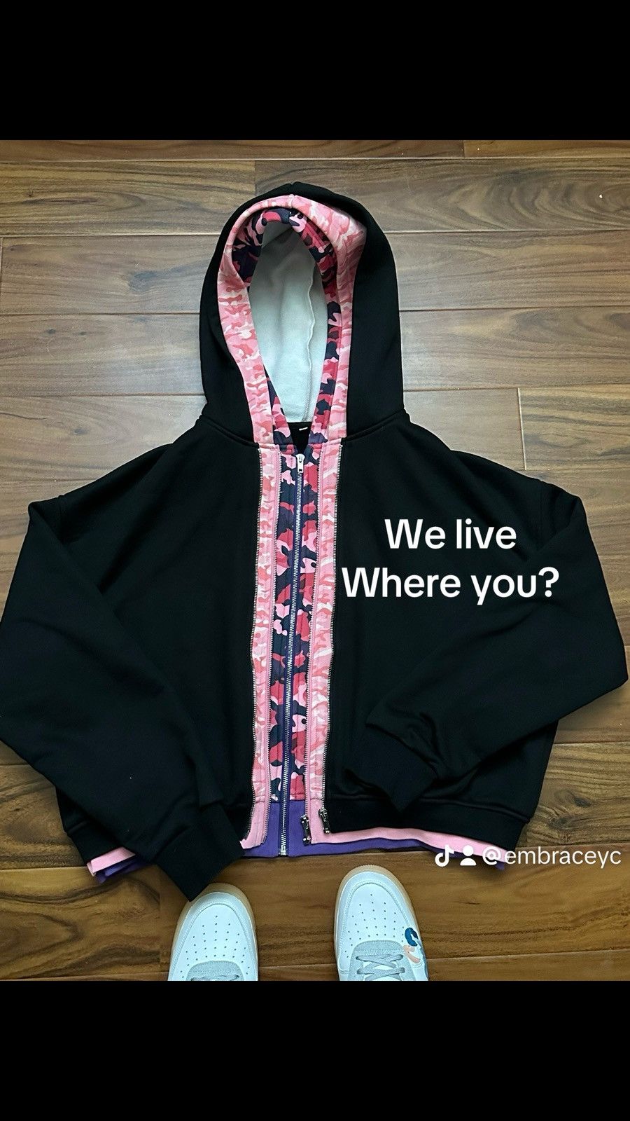 Other Camo triple hood hoodie Size US L / EU 52-54 / 3 - 1 Preview