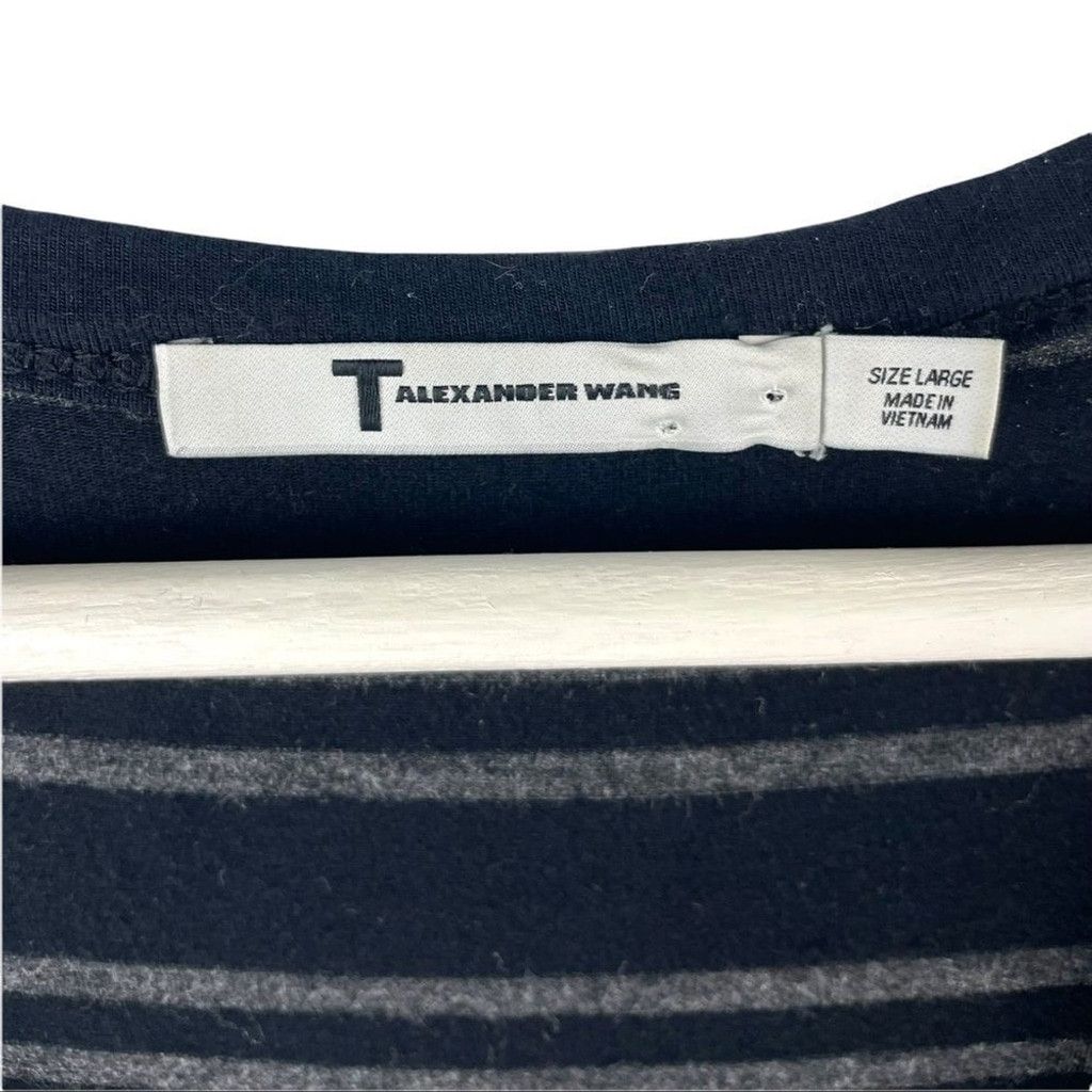 T by Alexander Wang T by Alexander Wang Striped V Neck Sleeveless Dress Size L Size L / US 10 / IT 46 - 6 Thumbnail