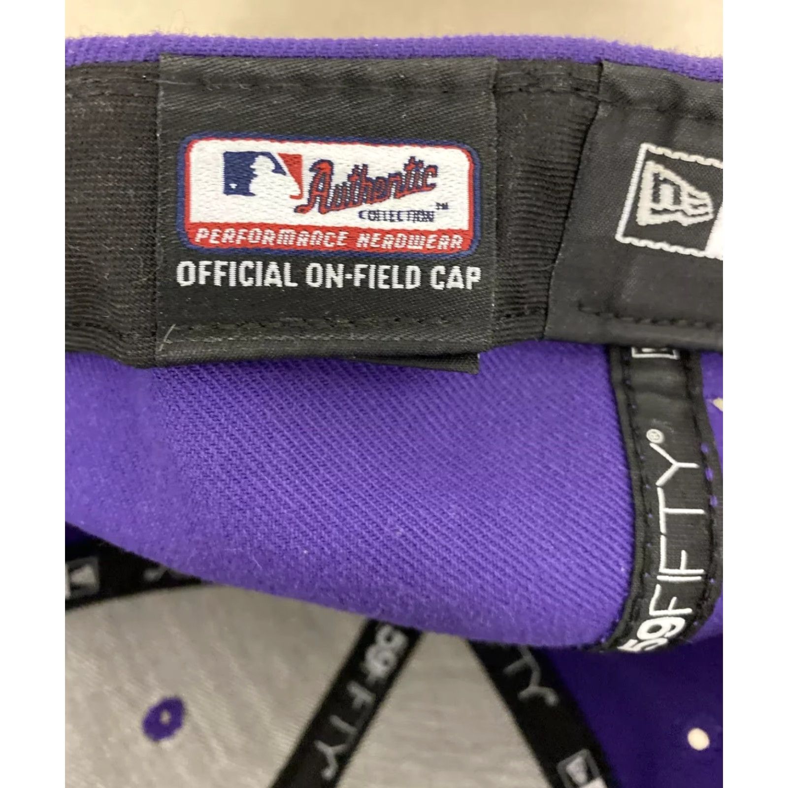 New Era Colorado Rockies New Era 59Fifty Baseball Hat Cap On-Field 7 1/2 Purple /456 Size ONE SIZE - 5 Thumbnail