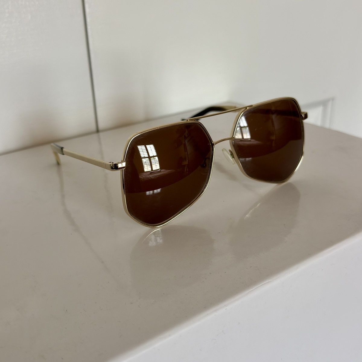 Grey Ant Grey Ant Gold Megalast Sunglasses Size ONE SIZE - 5 Thumbnail
