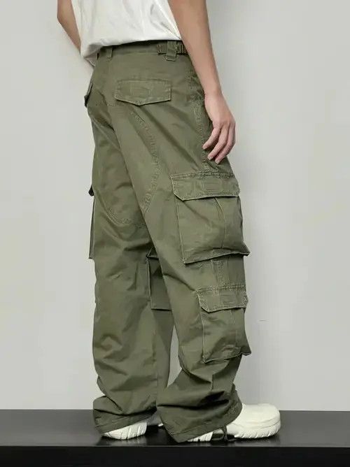 Jean double knee faded military outdoor cargo pants Size US 30 / EU 46 - 7 Thumbnail