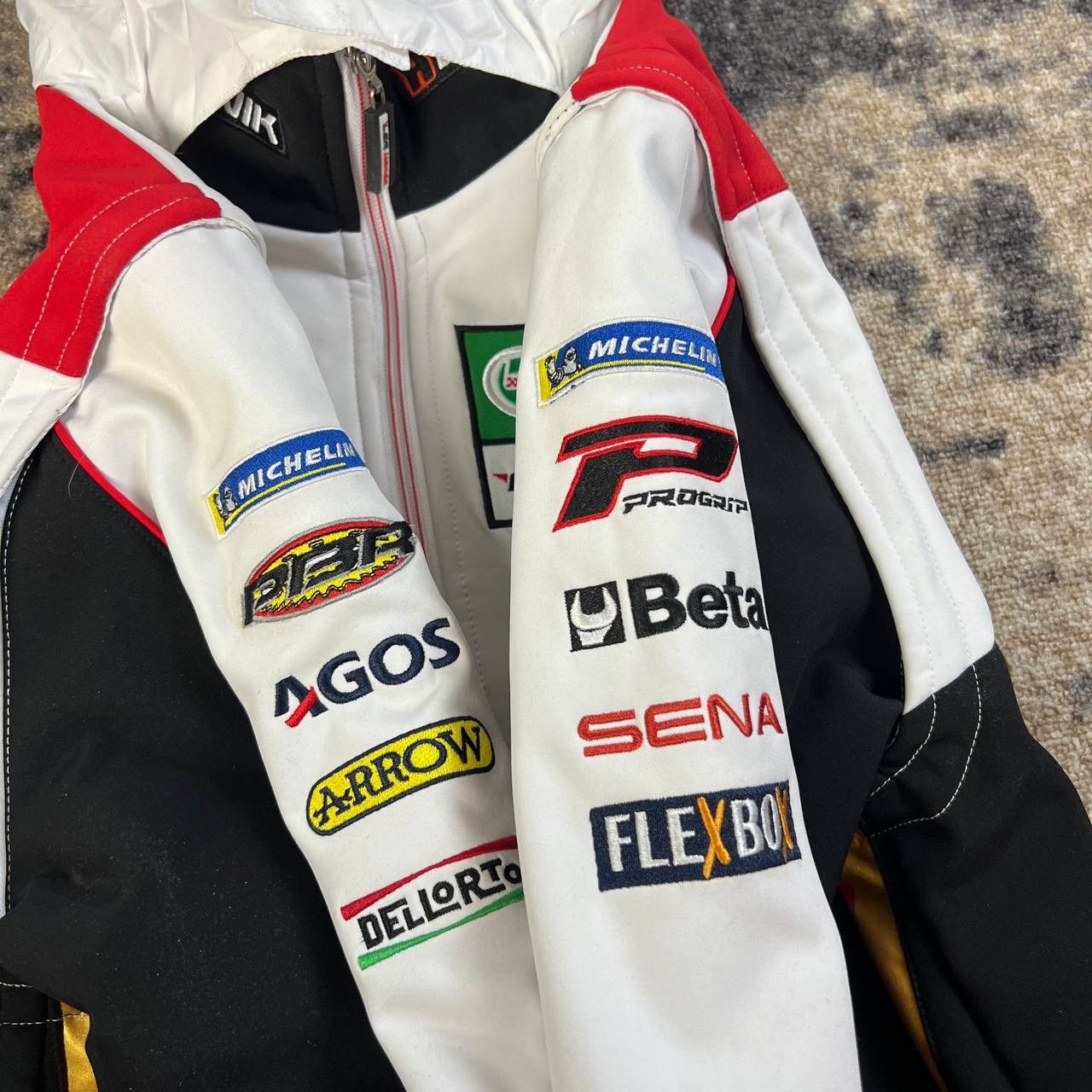 Honda Honda Big Embroidered Logo Zip Up Racing Jacket Size US S / EU 44-46 / 1 - 7 Thumbnail