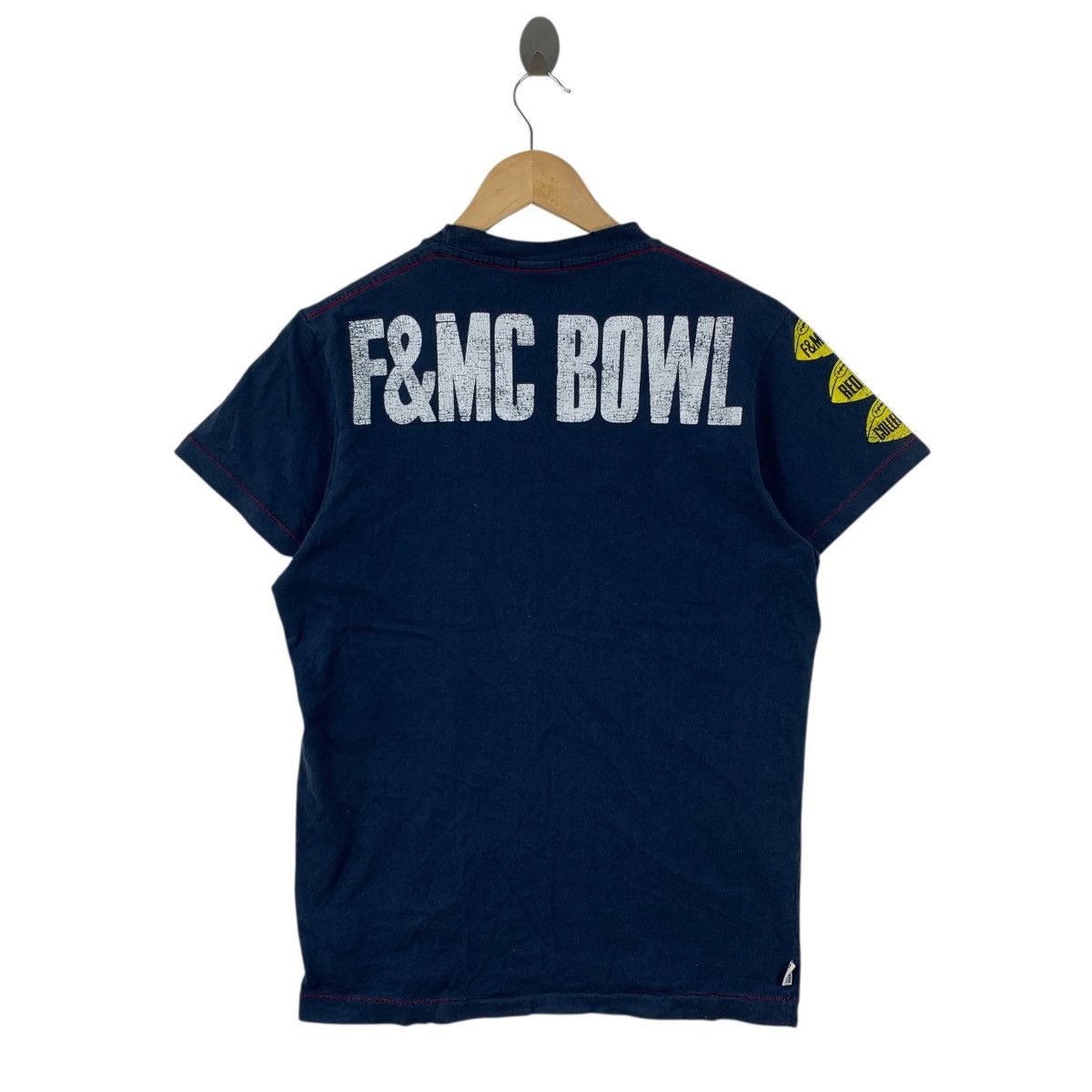 Franklin & Marshall FRANKLIN MARSHALL ITALY Brand F&MC Bowl Distressed Tshirt Size US S / EU 44-46 / 1 - 4 Thumbnail