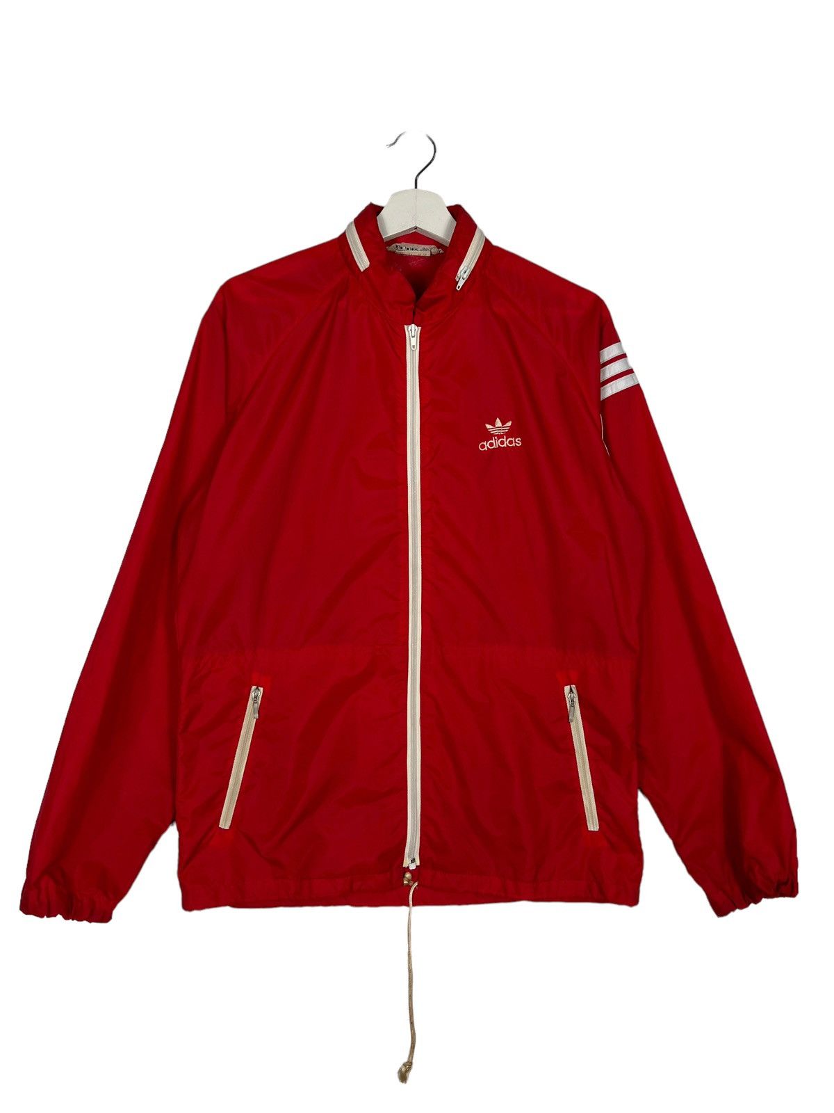 Adidas 🔥 1980s TRUE VINTAGE ADIDAS WINDBREAKER Size US L / EU 52-54 / 3 - 2 Thumbnail