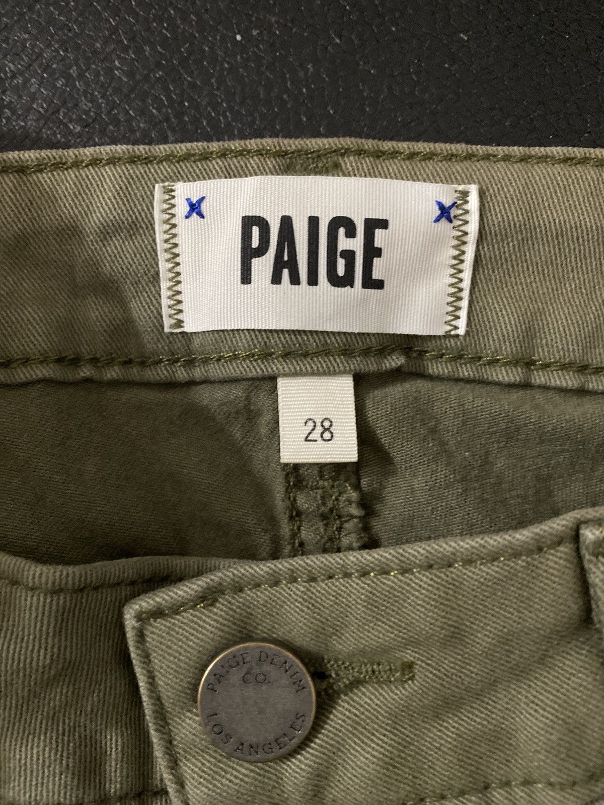 Paige PAIGE Verdugo Ankle in Camo Green Size 28" / US 6 / IT 42 - 3 Thumbnail