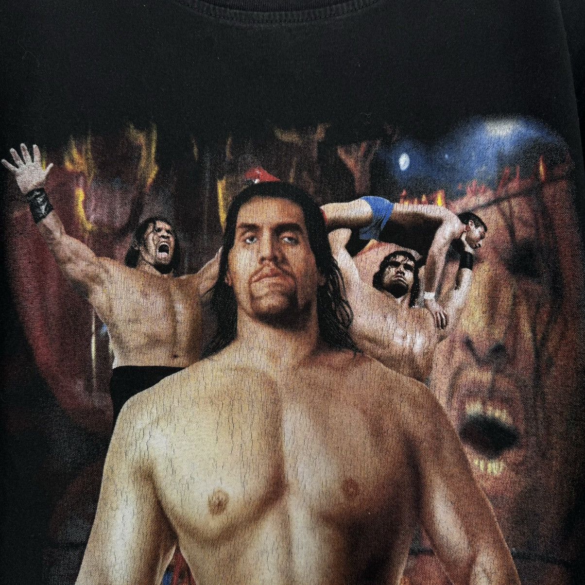Vintage Vintage WWE The Great Khali Wrestling Rare T Shirt Size US L / EU 52-54 / 3 - 4 Thumbnail