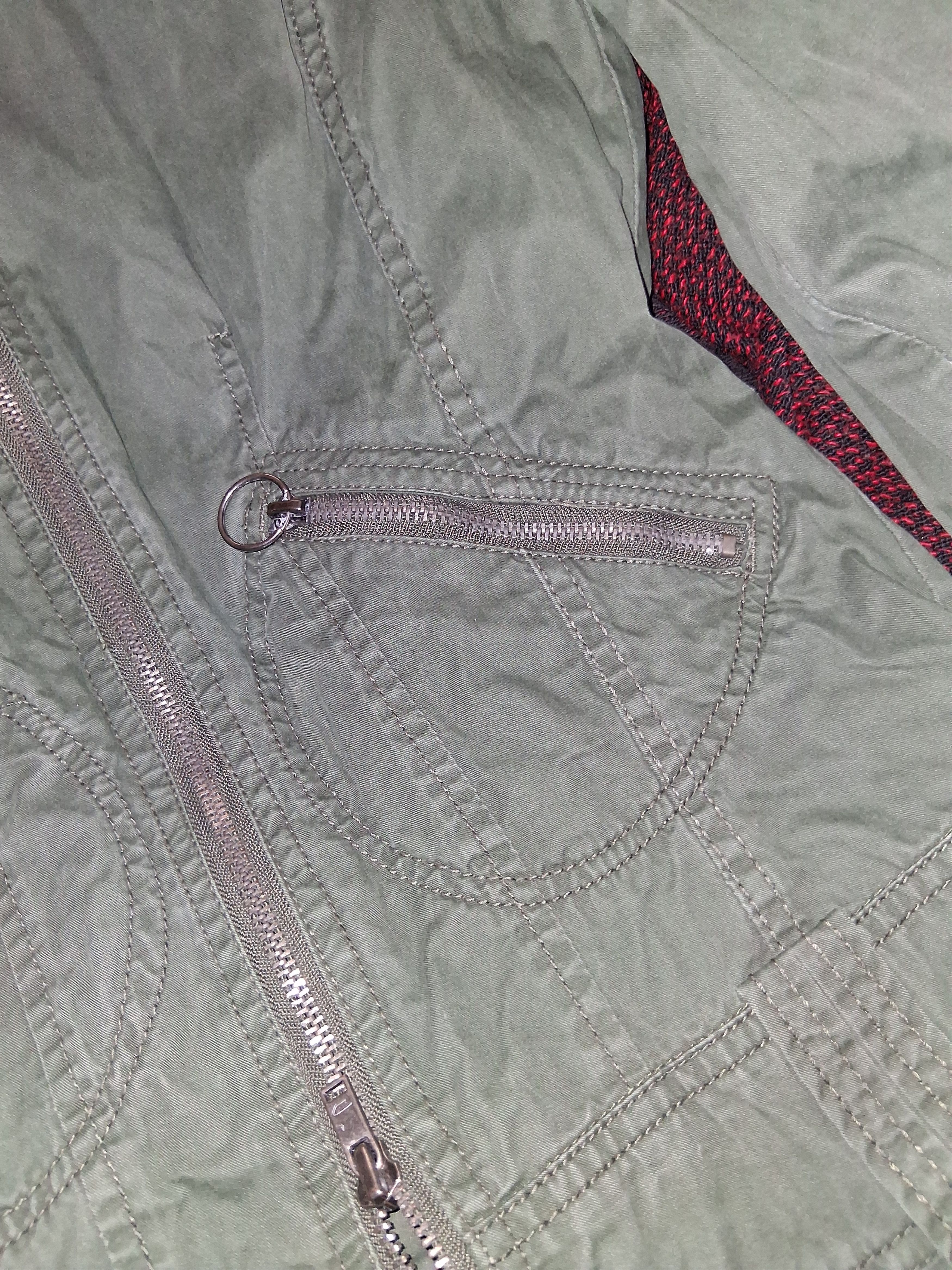Diesel RARE Vintage DIESEL Y2K Military Utility Zip Jacket Dress Size M / US 6-8 / IT 42-44 - 9 Thumbnail