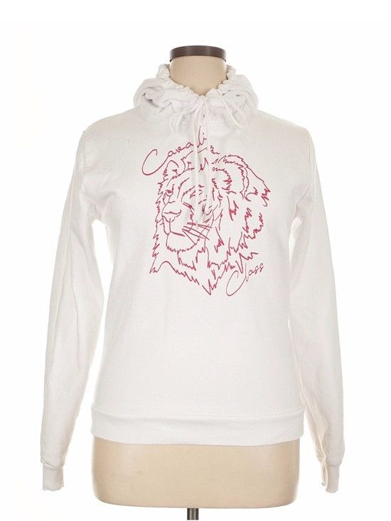 Cavalli Class Cavalli Class White sweatshirt with logo XL Size XL / US 12-14 / IT 48-50 - 2 Thumbnail