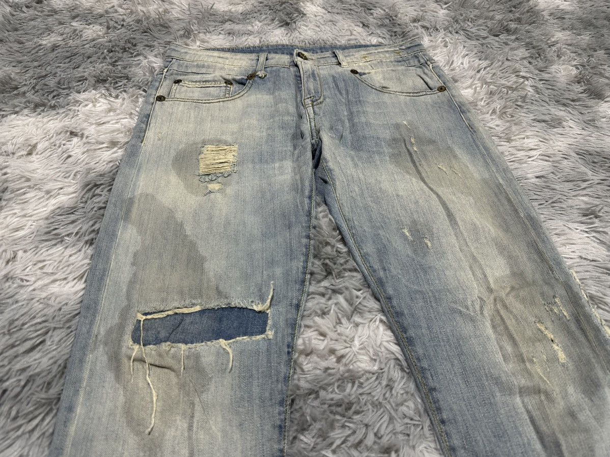 R13 🔥R13 Boy Skinny Denim Distressed Patchwork Size US 31 - 2 Thumbnail