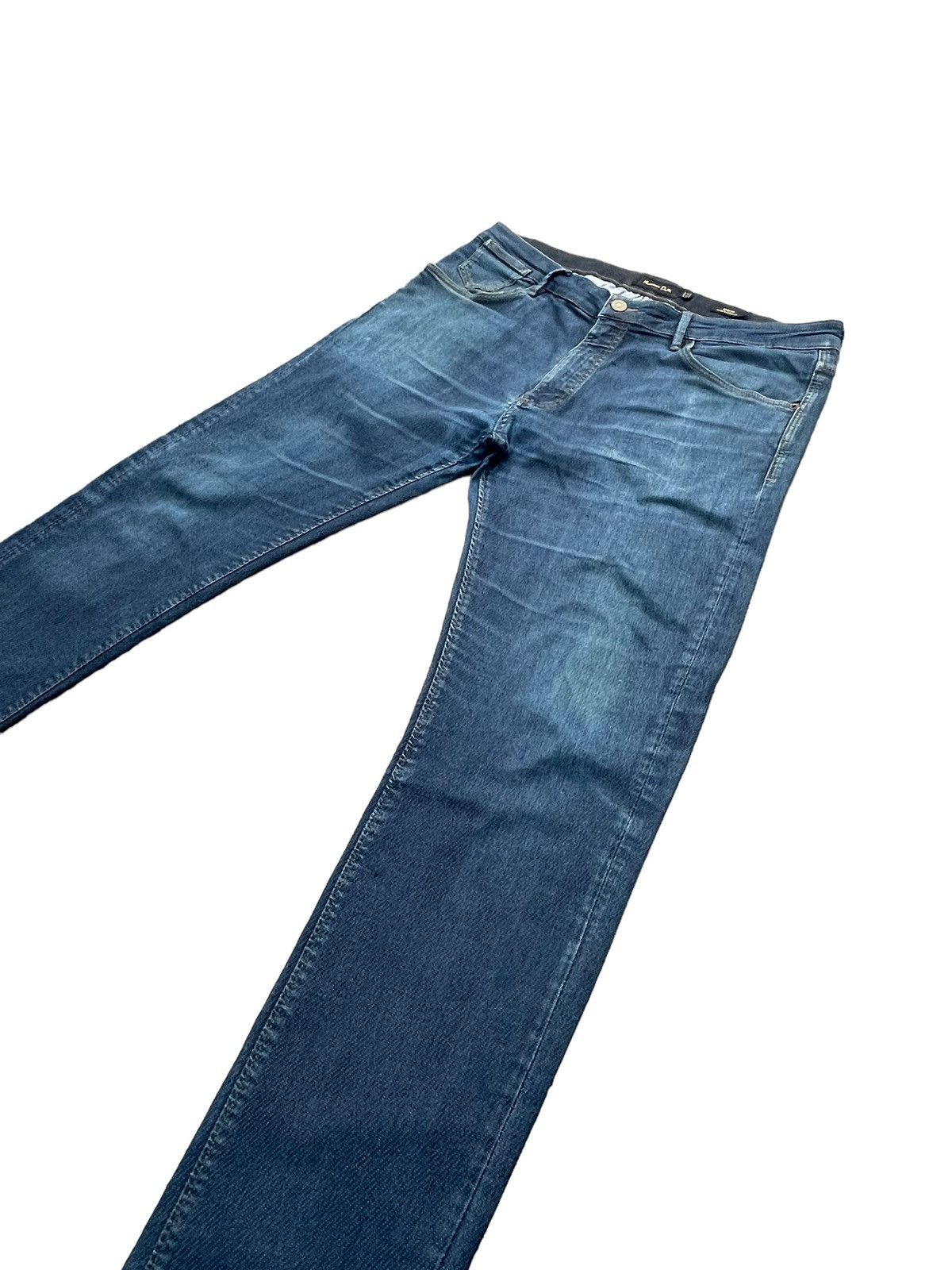 Massimo Dutti Massimo Dutti Slim Fit Denim Size US 35 - 2 Thumbnail