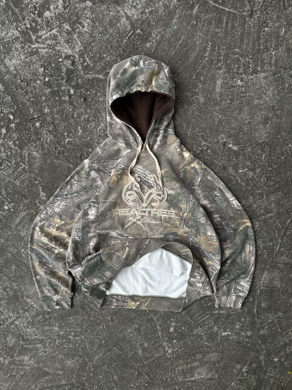 Realtree Vintage Y2K Realtree Camo Hooded Carhartt Style Baggy Size US XL / EU 56 / 4 - 4 Thumbnail