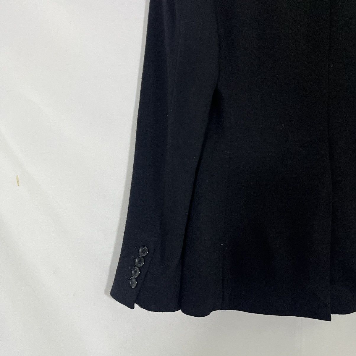 Yohji Yamamoto MODA CLASSIC WOOL SINGLE BREASTED COAT BLAZER Size US S / EU 44-46 / 1 - 10 Thumbnail