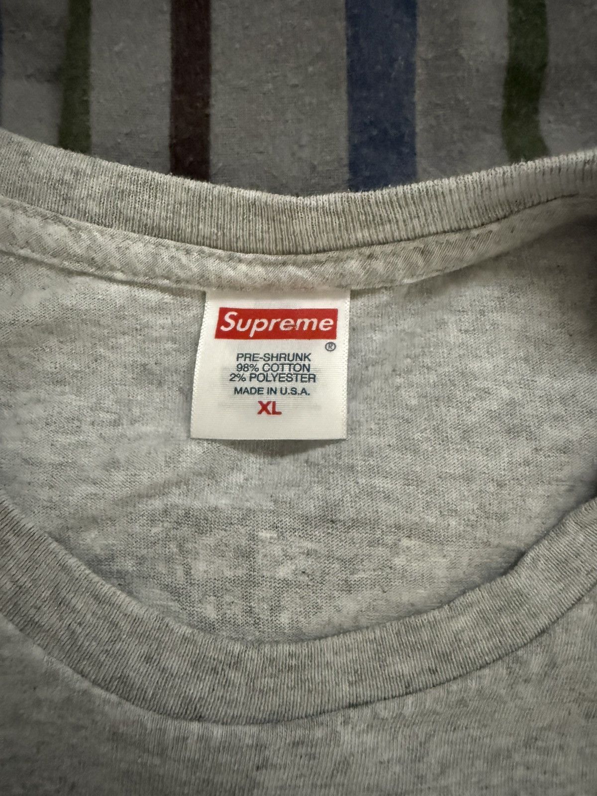 Supreme Supreme grey worship tee shirt FW23 | size XL Size US XL / EU 56 / 4 - 4 Thumbnail