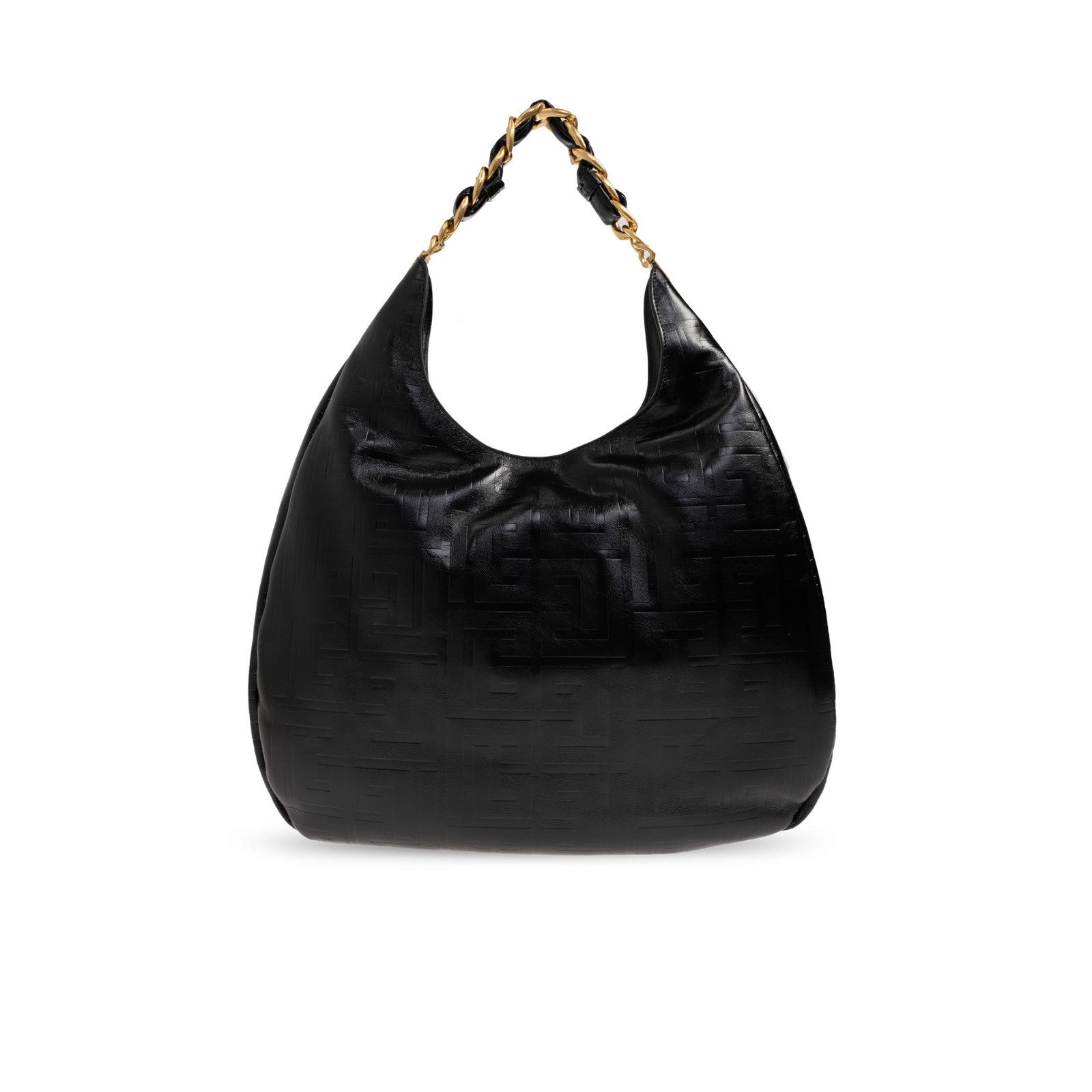 Balmain BALMAIN 1945 Soft Black Leather Shoulder Bag New & Authentic Size ONE SIZE - 2 Thumbnail