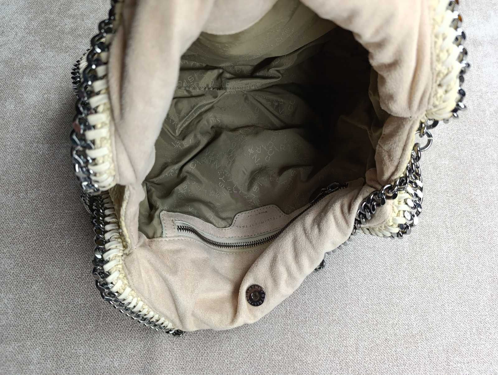 Stella McCartney STELLA MCCARTNEY FALABELLA COTTON TOTE BEIGE Size ONE SIZE - 21 Thumbnail