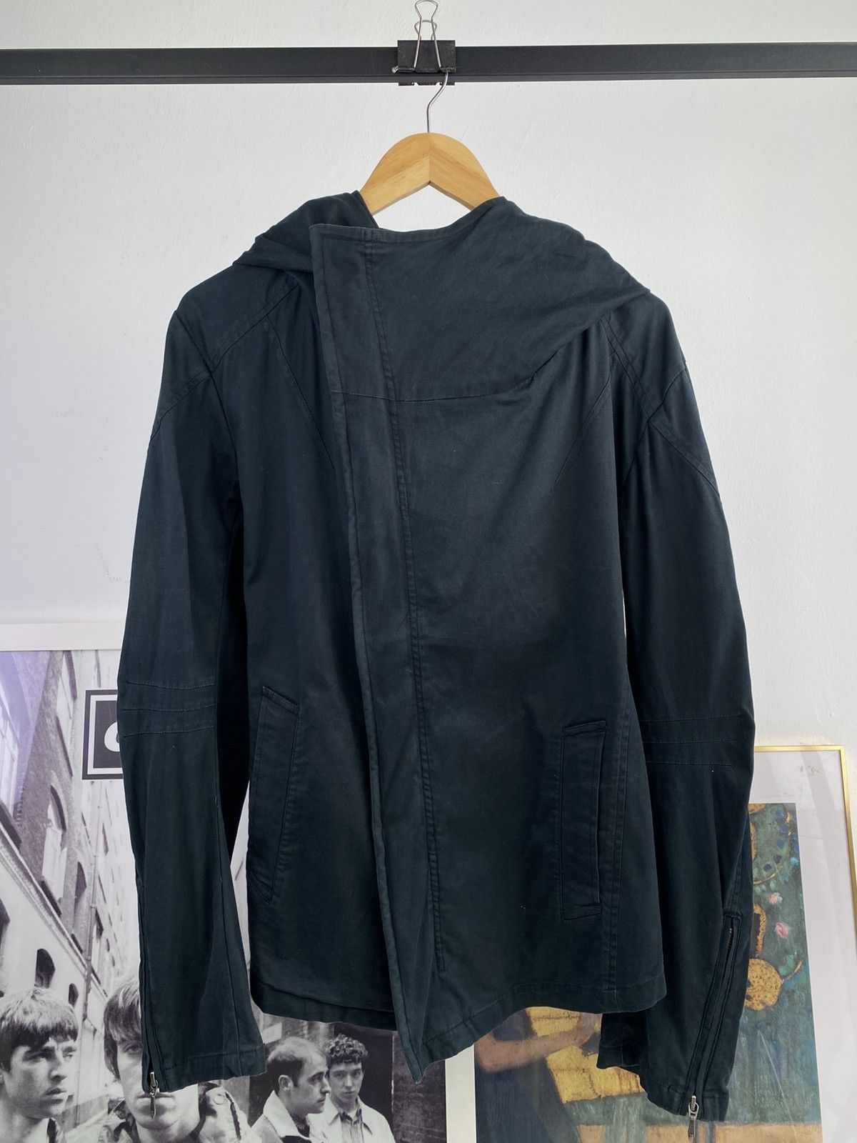 2000’s Tornado Mart Asymmetrical Zip-up Hooded Jacke