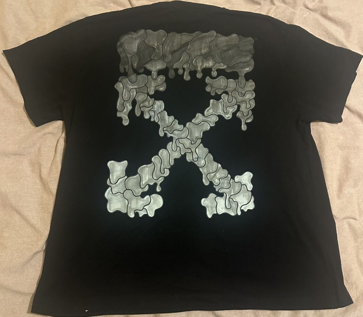 Off-White Off White Black/Grey Arrow Tee Size US S / EU 44-46 / 1 - 2 Thumbnail