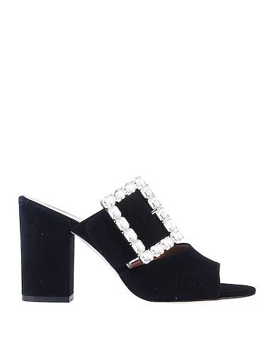 Paris Texas o1mle0524 Buckle Mules in Black/Silver Size US 7 / IT 37 - 1 Thumbnail