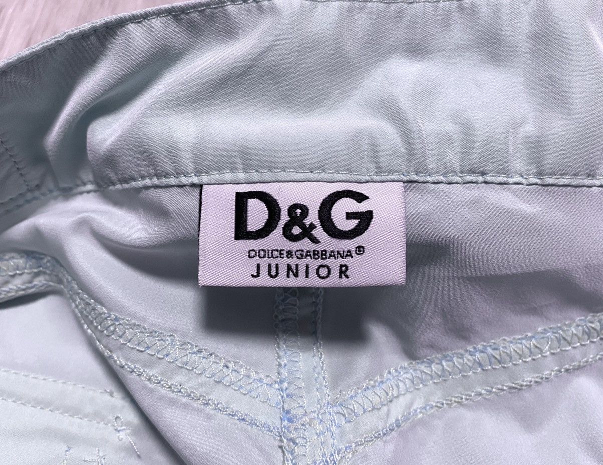 Dolce & Gabbana NWT Women’s Junior D&G Blue Polyester Shorts Capri Size 26" / US 2 / IT 38 - 10 Thumbnail