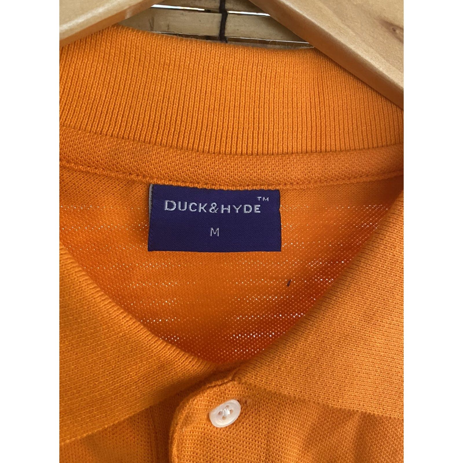 Vintage VINTAGE Duck & Hyde Polo Shirt Montague Club Orange M NWT Mens Short Sleeve Collared 100% Cotton Golf Polo Size US M / EU 48-50 / 2 - 3 Thumbnail