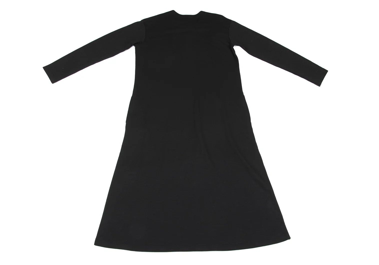 Yohji Yamamoto Yohji Yamamoto Wool Rayon Henley Dress Black M Size US M / EU 48-50 / 2 - 11 Thumbnail