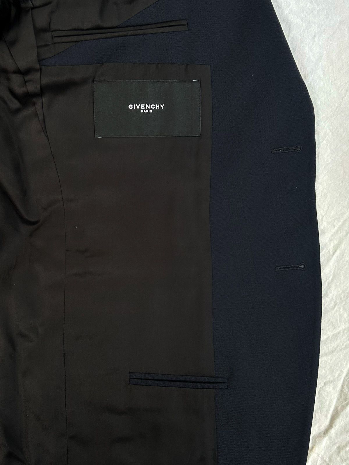 Givenchy Givenchy Navy Glen Check Suit in Wool - size 50 Size 50R - 5 Thumbnail