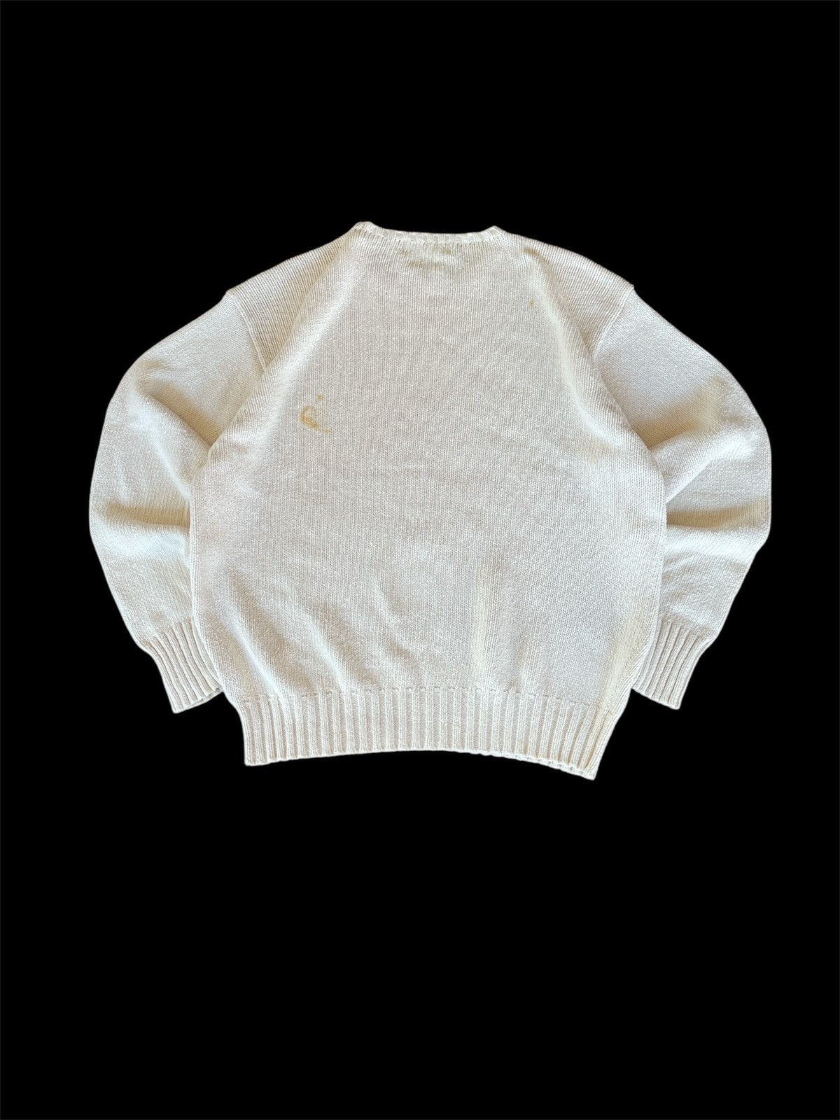Polo Ralph Lauren 90s Vintage Polo Ralph Lauren Sweater Cable Knit Jumper Size US XL / EU 56 / 4 - 2 Thumbnail