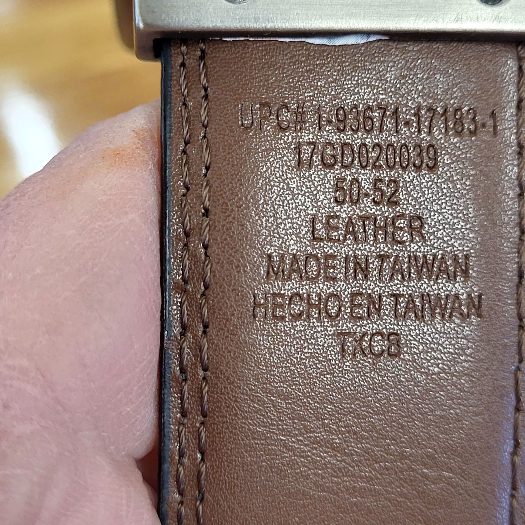 Dickies Dickies Reversible Leather Belt Men 50/52 Brown Black Brushed Nickel Buckle Dress Belt Size ONE SIZE - 8 Thumbnail