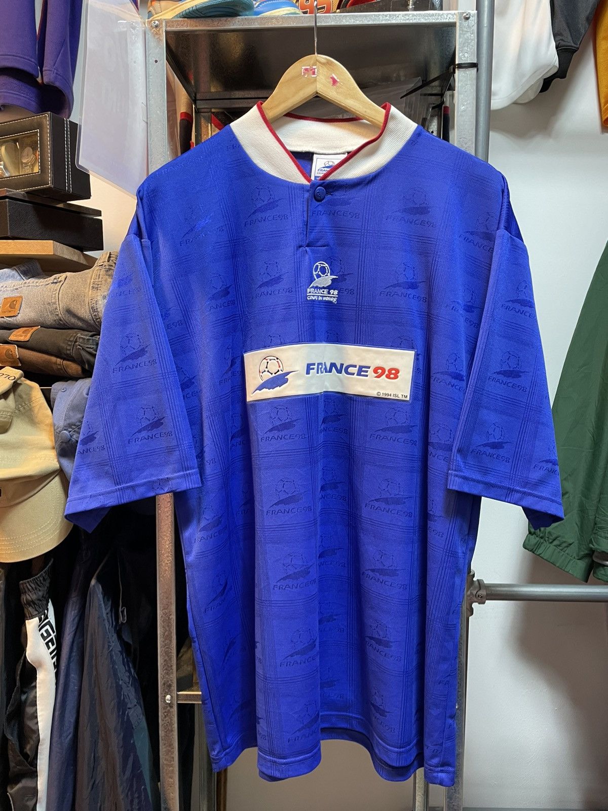 Other Vintage 199y World Cup France Football Jerset Size US XL / EU 56 / 4 - 1 Thumbnail