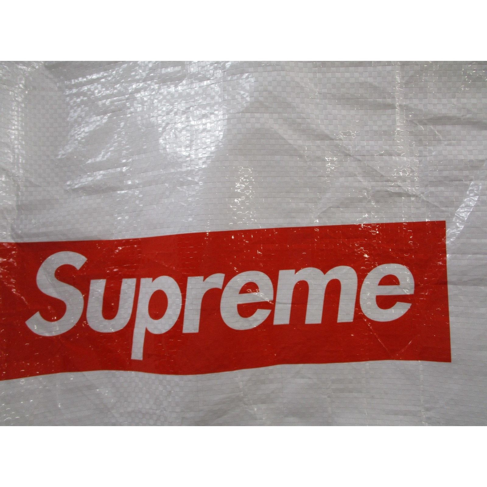 Supreme Supreme Tote Bag Large White Polypropylene Box Logo Shopping Size ONE SIZE - 2 Thumbnail