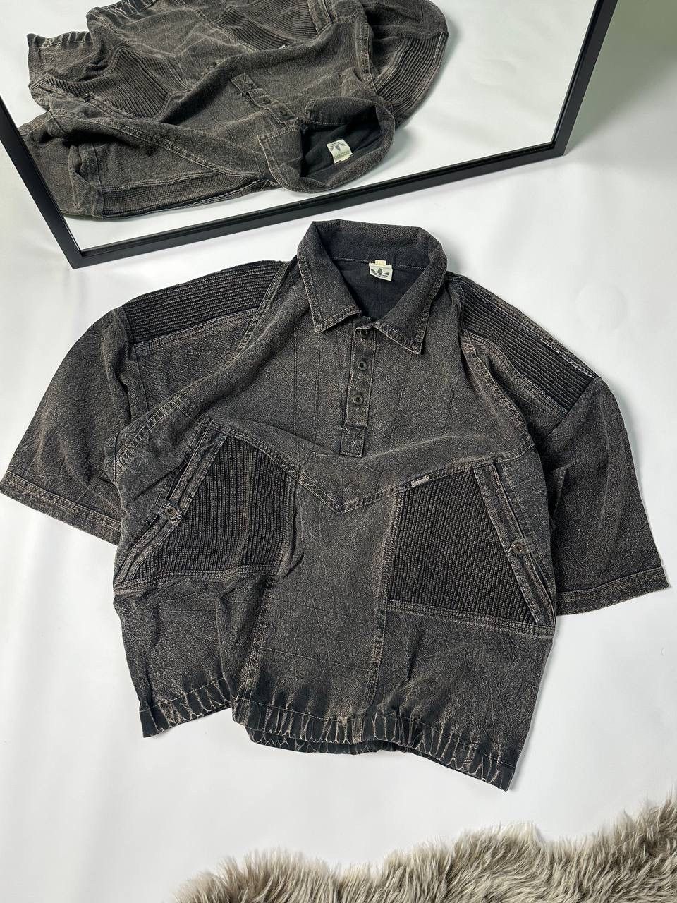 Handmade × Vintage Adidas Rare Avant Garde Shirt Vintage Size US XL / EU 56 / 4 - 1 Thumbnail