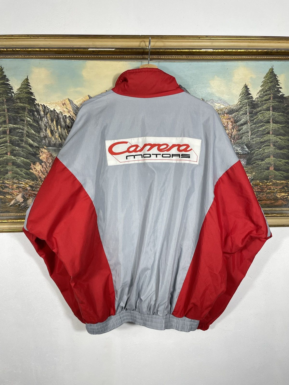 Porsche Design × Vintage Porsche Carrera Vintage Y2k Bomber Jacket Motor NascarRacing Size US XL / EU 56 / 4 - 2 Thumbnail