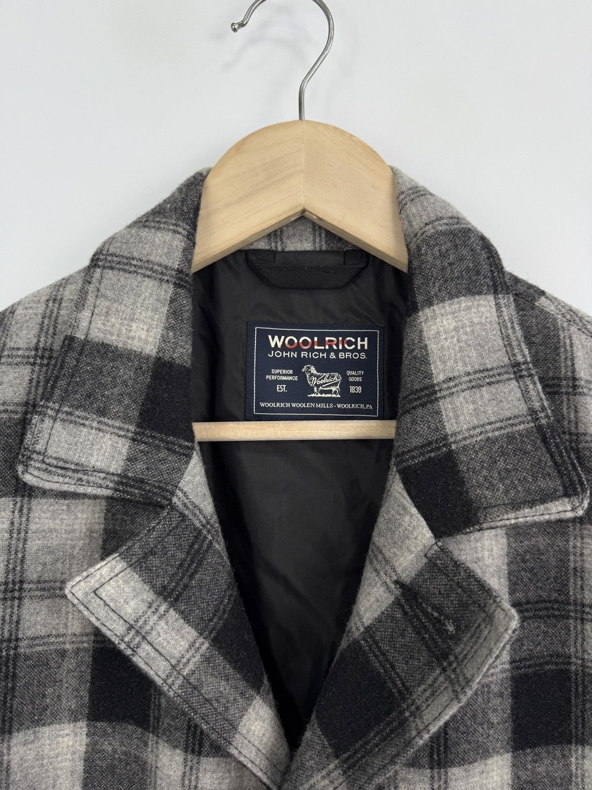 Woolrich Woolen Mills 🇺🇸 Woolrich John Rich Bros Wool Jacket Rare Retro Hype Y2K Size US L / EU 52-54 / 3 - 4 Thumbnail