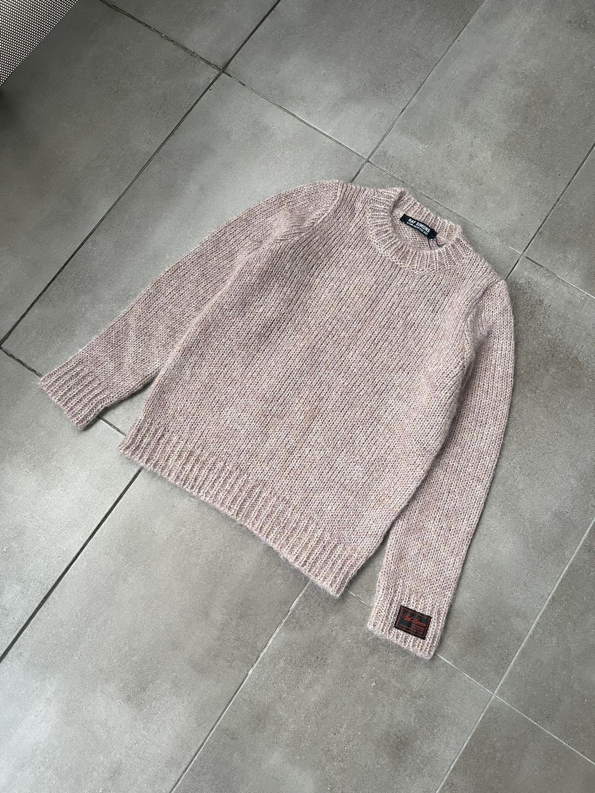 Raf Simons !DS! AW22/23 Raf Simons Roundneck Pink Mohair Sweater Size US S / EU 44-46 / 1 - 7 Thumbnail