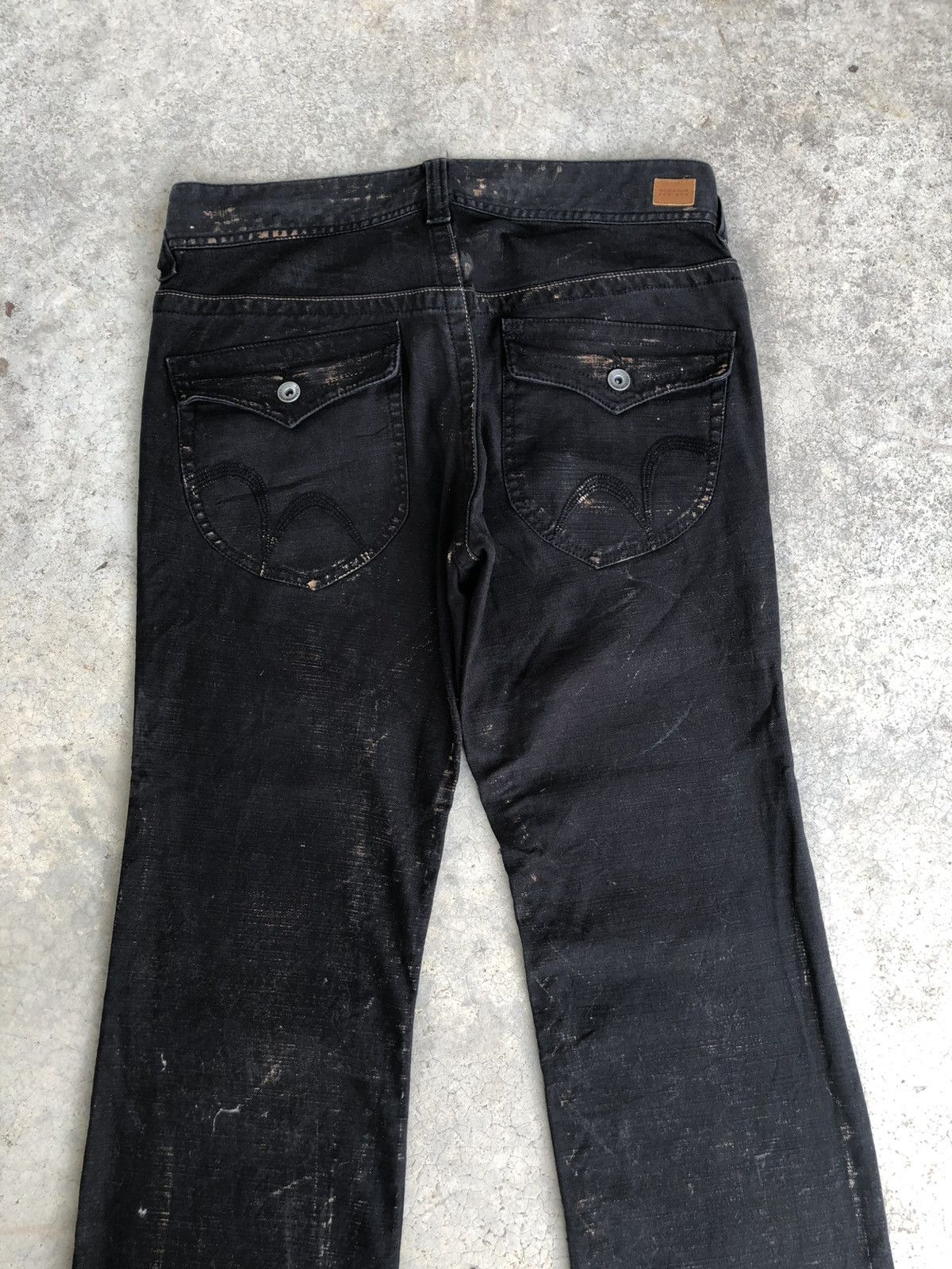 If Six Was Nine Nicole Club Flared Jeans Wax Jeans Distressed Size US 32 / EU 48 - 8 Thumbnail