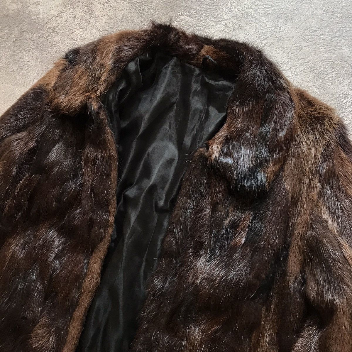 Vintage Vintage Y2K Faux Fur Jacket Dark Brown Glamour Oversized L Size L / US 10 / IT 46 - 4 Thumbnail