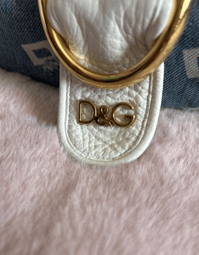 Dolce & Gabbana × Jean Dolce Gabbana Hand Bag Baguete Shoulder Hobo Denim EX0108 Size ONE SIZE - 8 Thumbnail