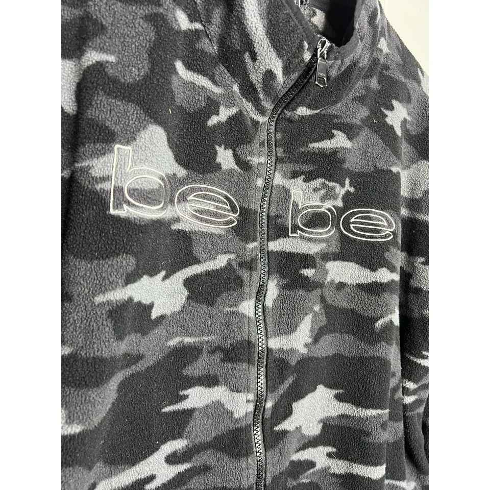Bebe Y2K Bebe sport camo fleece zip up sweater comfy XL Size XL / US 12-14 / IT 48-50 - 3 Thumbnail