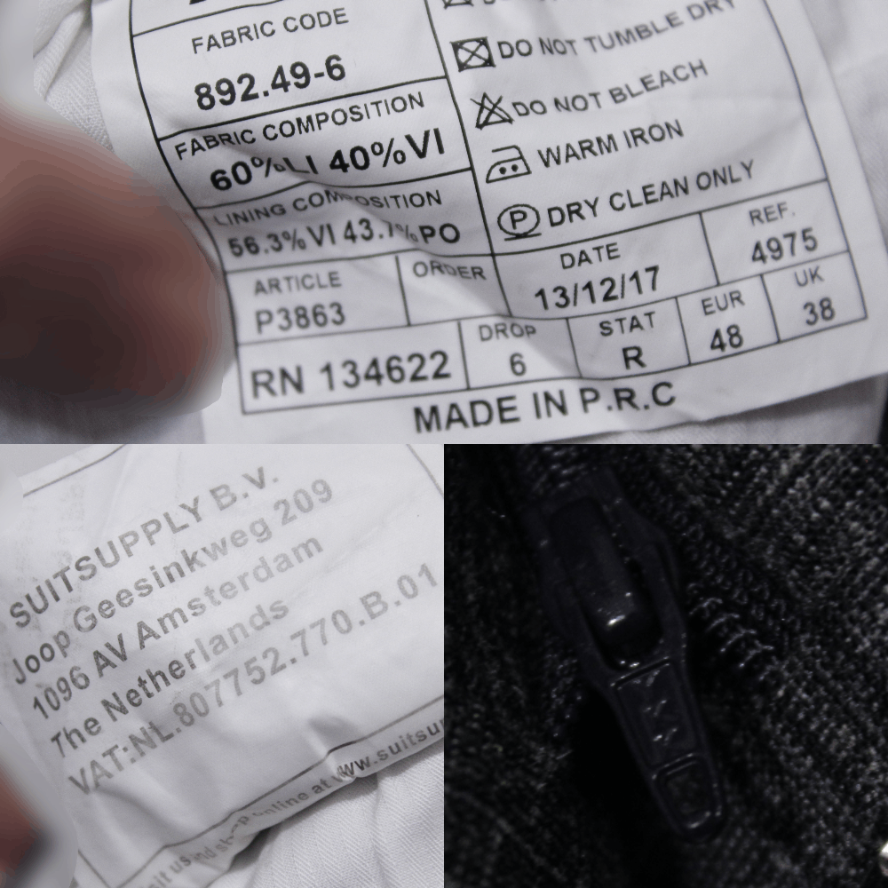 Suitsupply Plaid Linen Havana Suit Size 48R - 13 Thumbnail