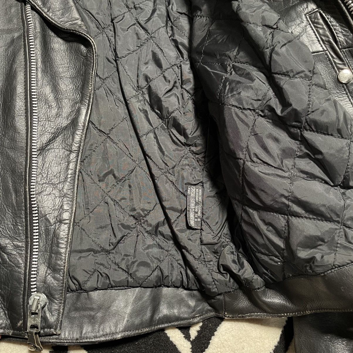 First MFG Co. Vintage First Genuine Leather Double Rider Biker Jacket Size US S / EU 44-46 / 1 - 6 Thumbnail