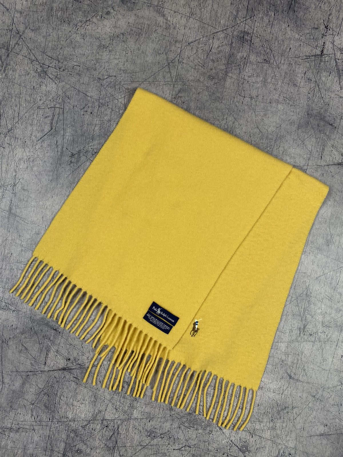 Polo Ralph Lauren × Vintage Vintage 90s Polo Ralph Lauren Wool Scarf g59 y2k Size ONE SIZE - 5 Thumbnail