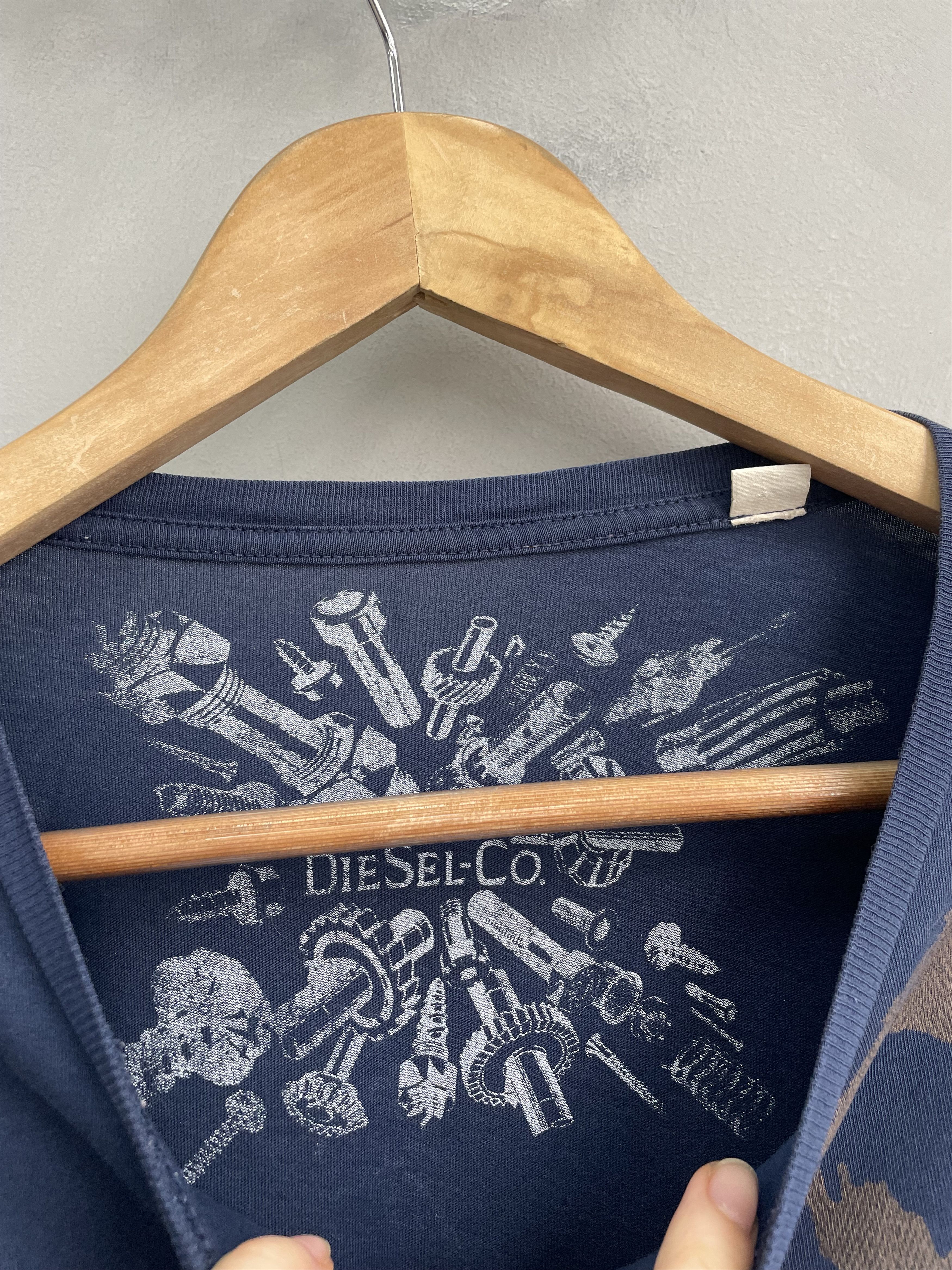 Diesel Rare Diesel big logo longsleeve y2k Size US L / EU 52-54 / 3 - 6 Thumbnail